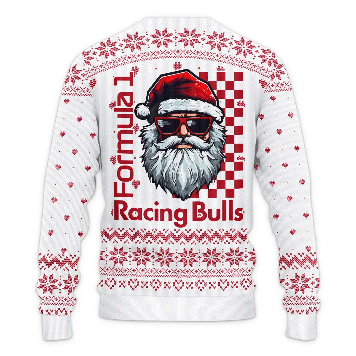 Badass Santa Racing Racing Bulls Formula 1 - Ugly Sweater BLVAF1220925A27RAC - Image 3