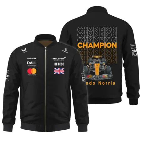Champion 2025 Lando Norris McLaren F1 Team Bomber BLVALN051225A1BB - Motorsport Apparel