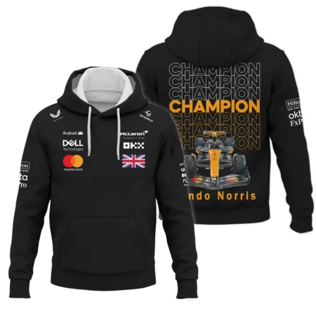 Champion 2025 Lando Norris McLaren F1 Team Hoodie BLVALN051225A1HD - Race Day Design