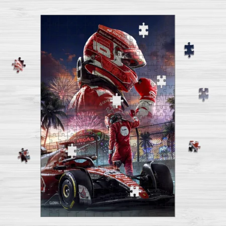 Charles Leclerc - Jigsaw Puzzle Game For F1 Fans BLF1PZ26 - Motorsport Lifestyle Wear