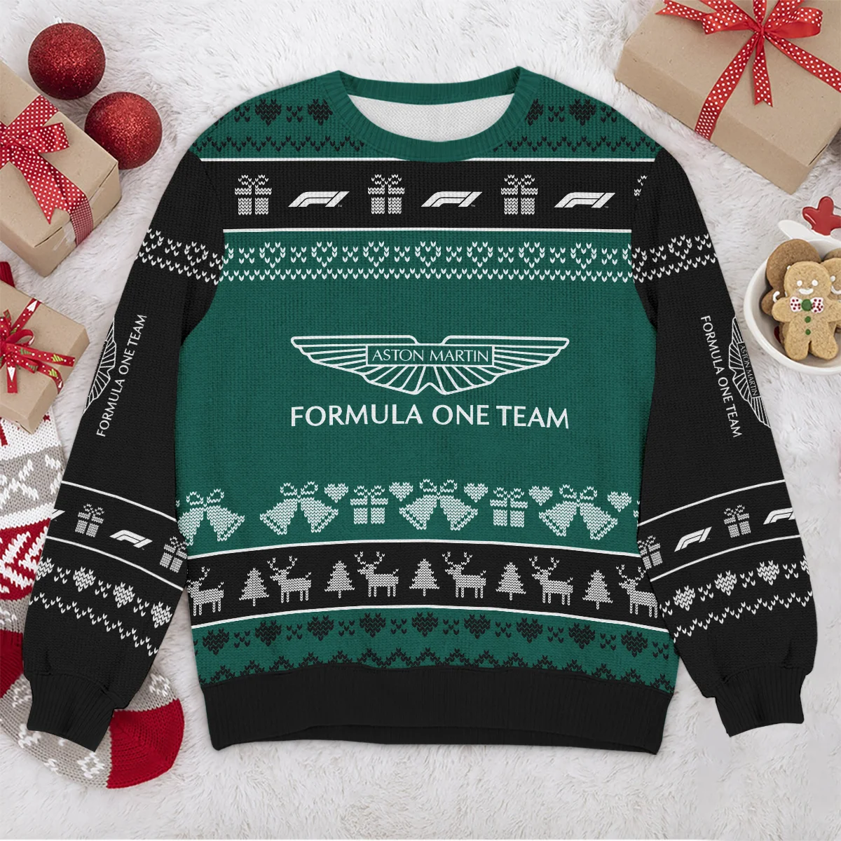 Christmas Collection Aston Martin Formula 1 - Ugly Sweater BLVAF1220925A5AM - Image 4
