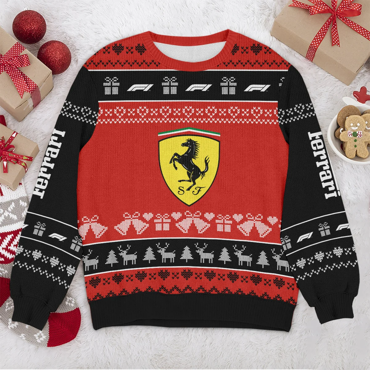 Christmas Collection Ferrari Formula 1 - Ugly Sweater BLVAF1220925A5FRR - Image 4