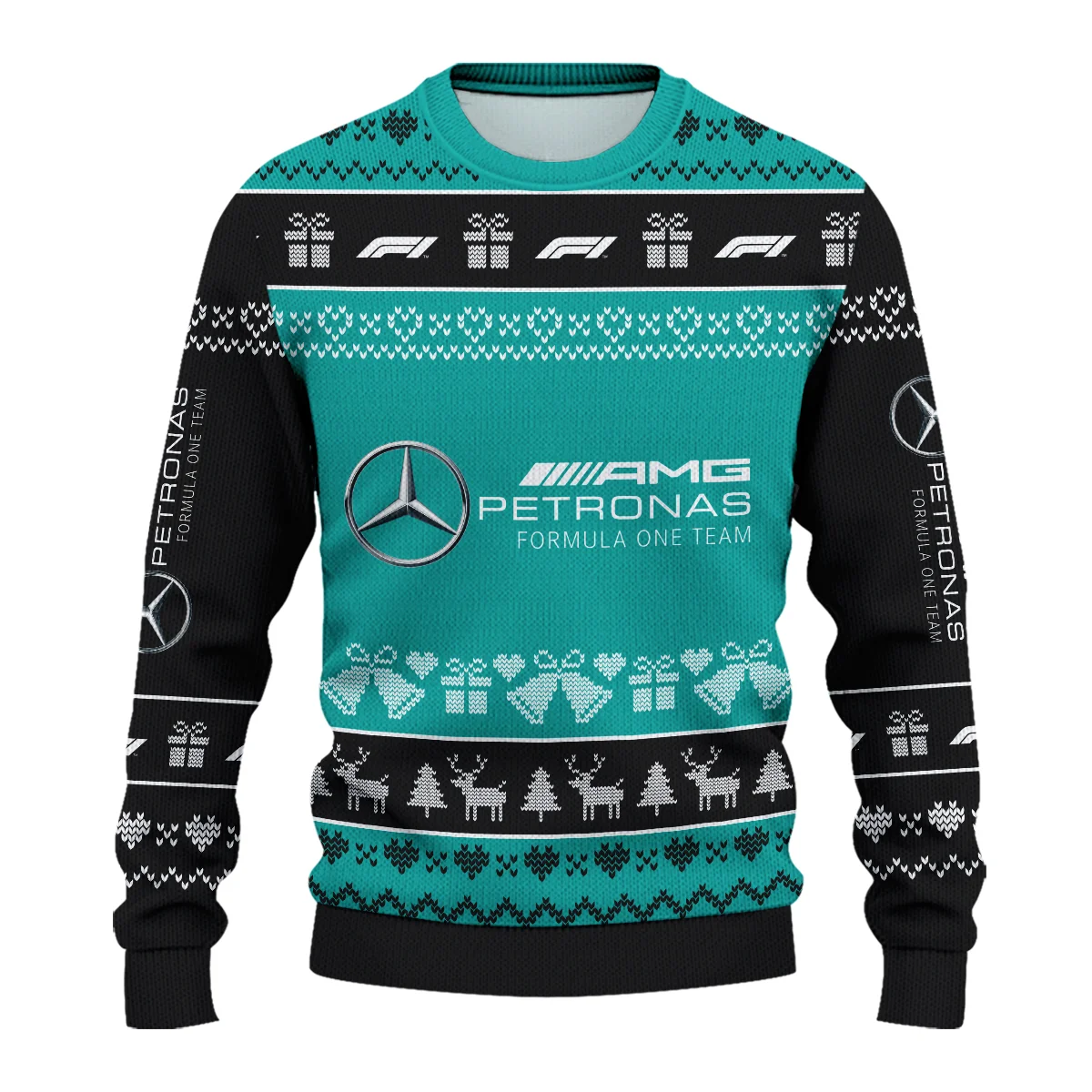 Christmas Collection Mercedes Formula 1 - Ugly Sweater BLVAF1220925A5MER - Image 2