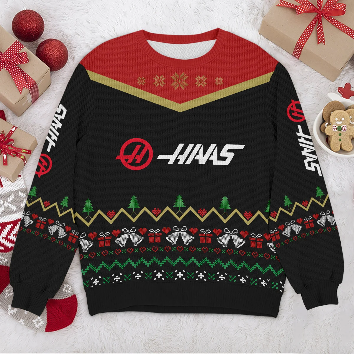 Christmas Gift Haas Formula 1 - Ugly Sweater BLVAF1220925A7HAAS - Image 4