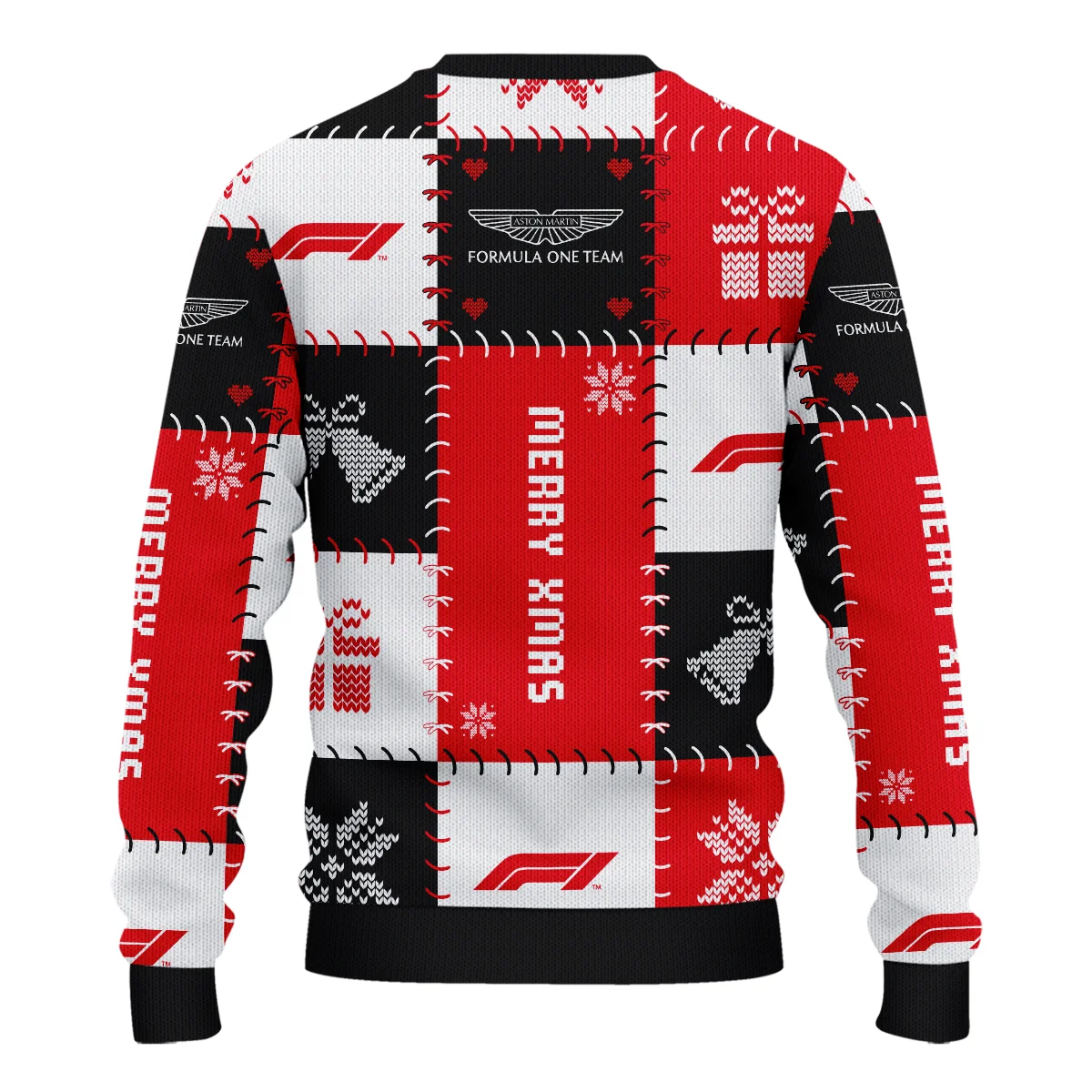 Christmas Pattern Aston Martin Formula 1 - Ugly Sweater BLVAF1220925A9AM - Image 3