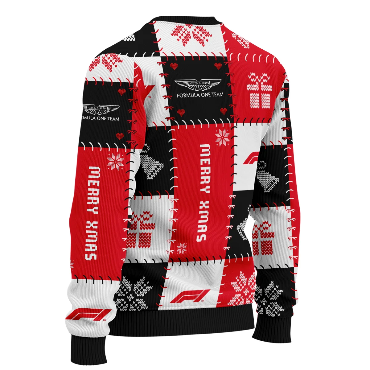 Christmas Pattern Aston Martin Formula 1 - Ugly Sweater BLVAF1220925A9AM - Image 5