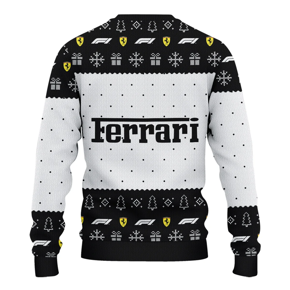 Christmas Pattern Ferrari Formula 1 - Ugly Sweater BLVAF1220925A1FRR - Image 3
