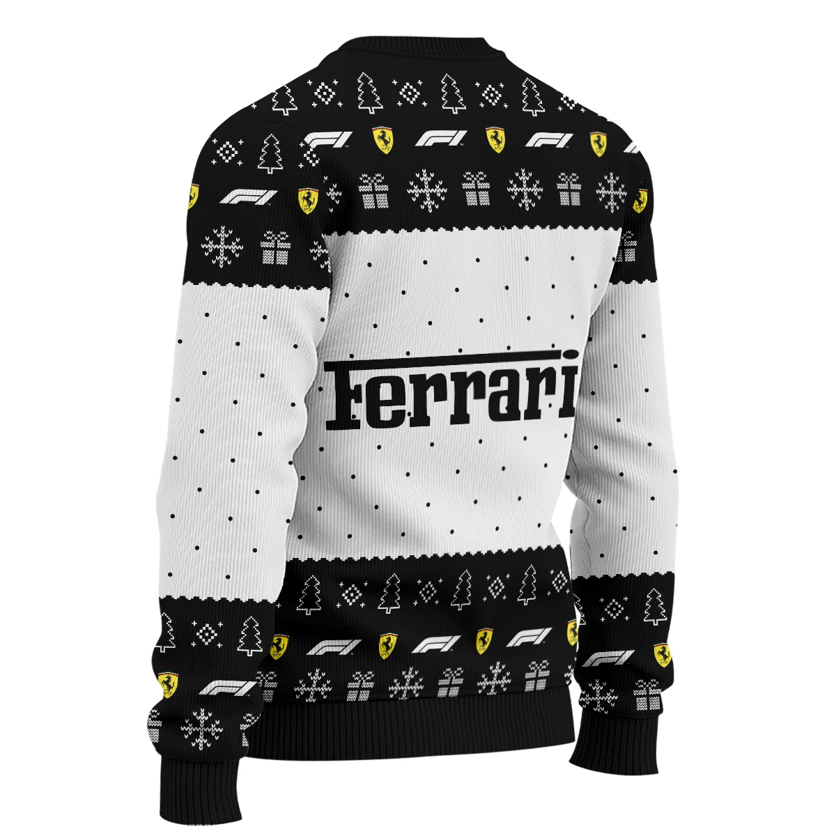 Christmas Pattern Ferrari Formula 1 - Ugly Sweater BLVAF1220925A1FRR - Image 5