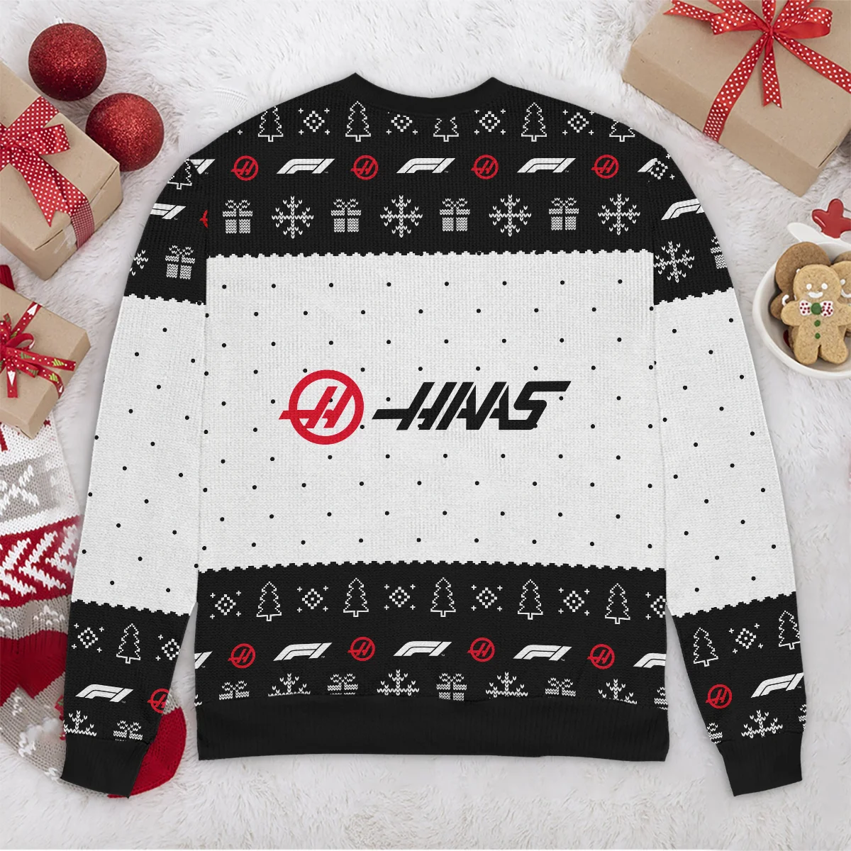 Christmas Pattern Haas Formula 1 - Ugly Sweater BLVAF1220925A1HAAS - Image 6