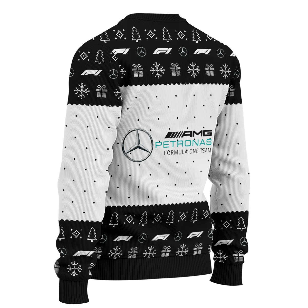 Christmas Pattern Mercedes Formula 1 - Ugly Sweater BLVAF1220925A1MER - Race Day Design - Image 5