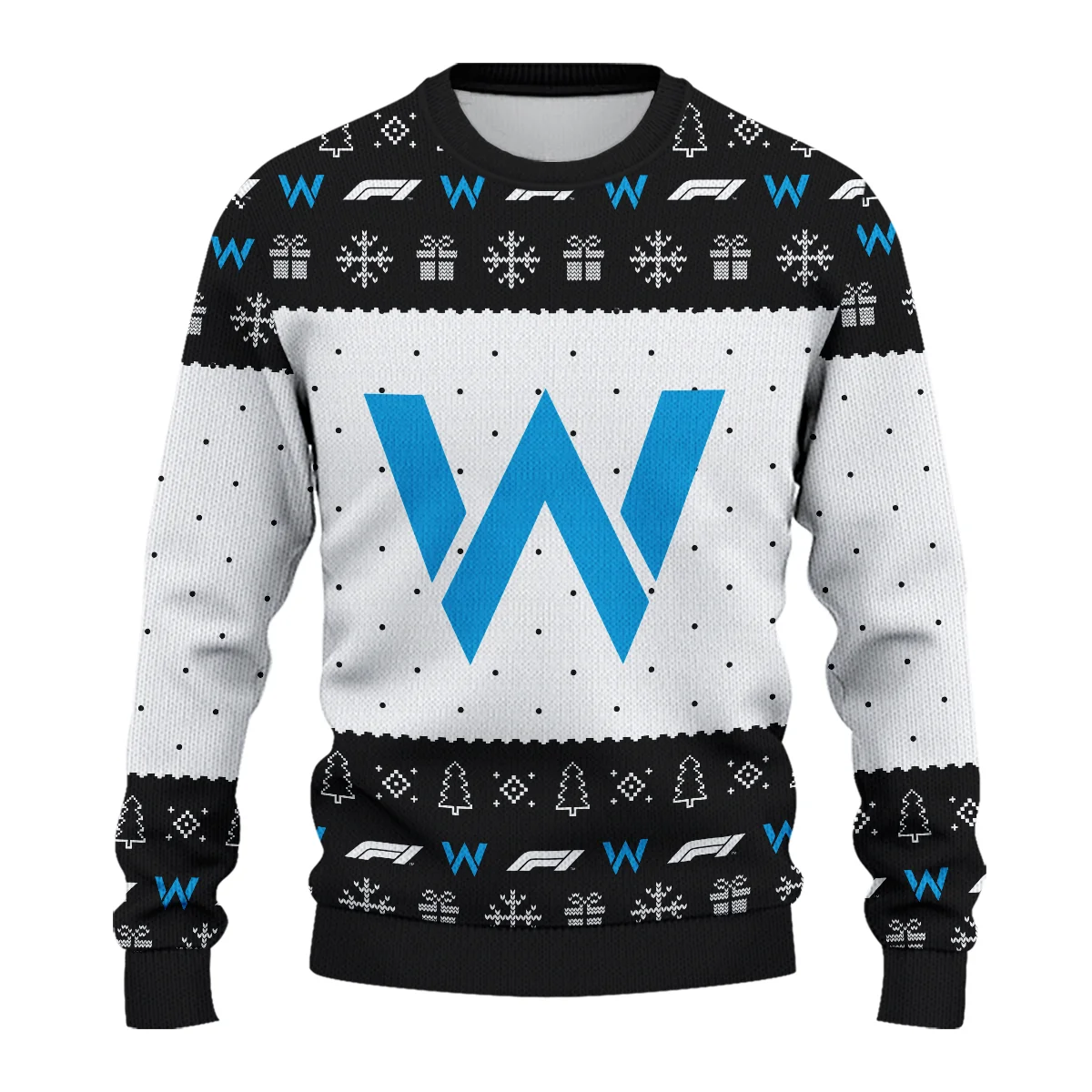 Christmas Pattern Williams Formula 1 - Ugly Sweater BLVAF1220925A1WIL - F1 Fan Gear - Image 2