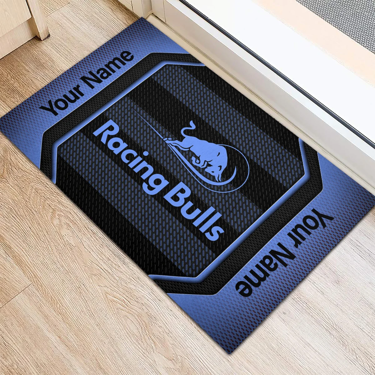 Custom Name Racing Bulls F1 Rubber Base Doormat - All Over Print BLF1139A4RAC - Image 3