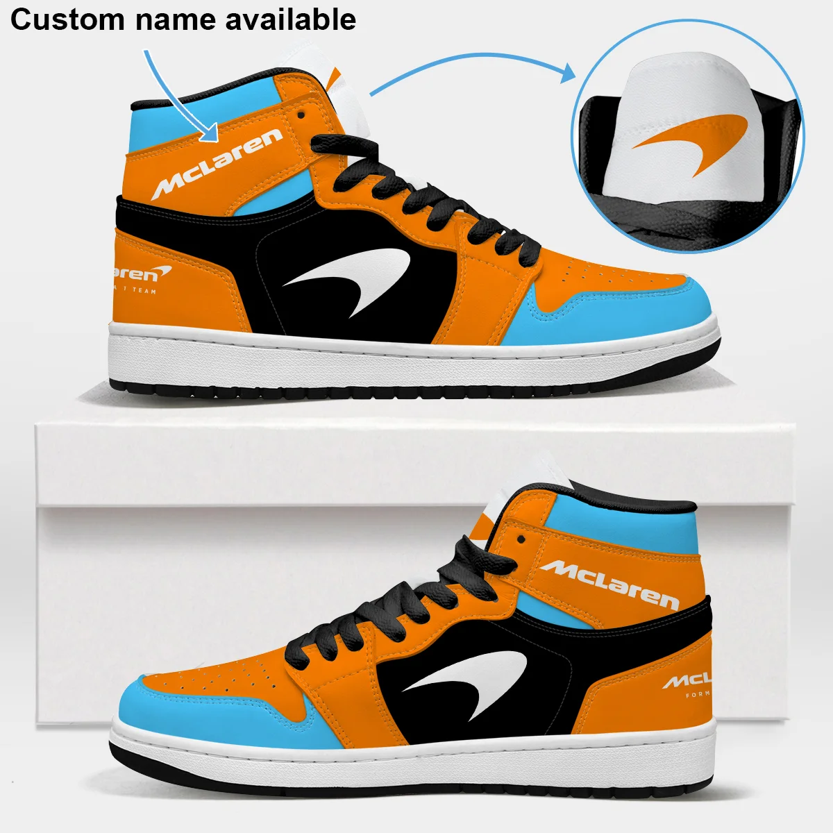 Custom Shoes Logo Air Jordan 1 High BLMCL17725A3