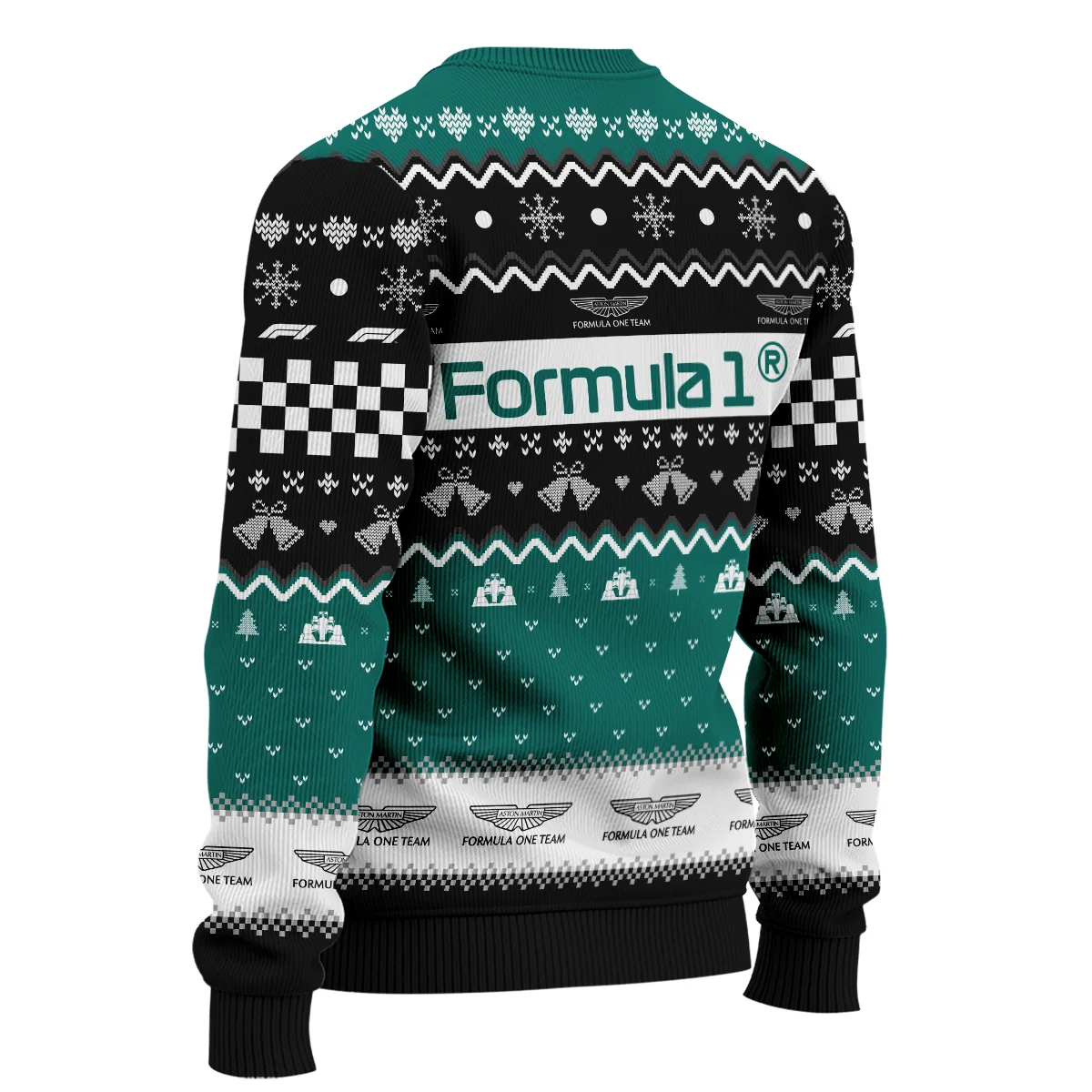 Xmas Aston Martin Formula 1 - Ugly Sweater BLVAF1220925A12AM - Racing Lifestyle Clothing - Image 5