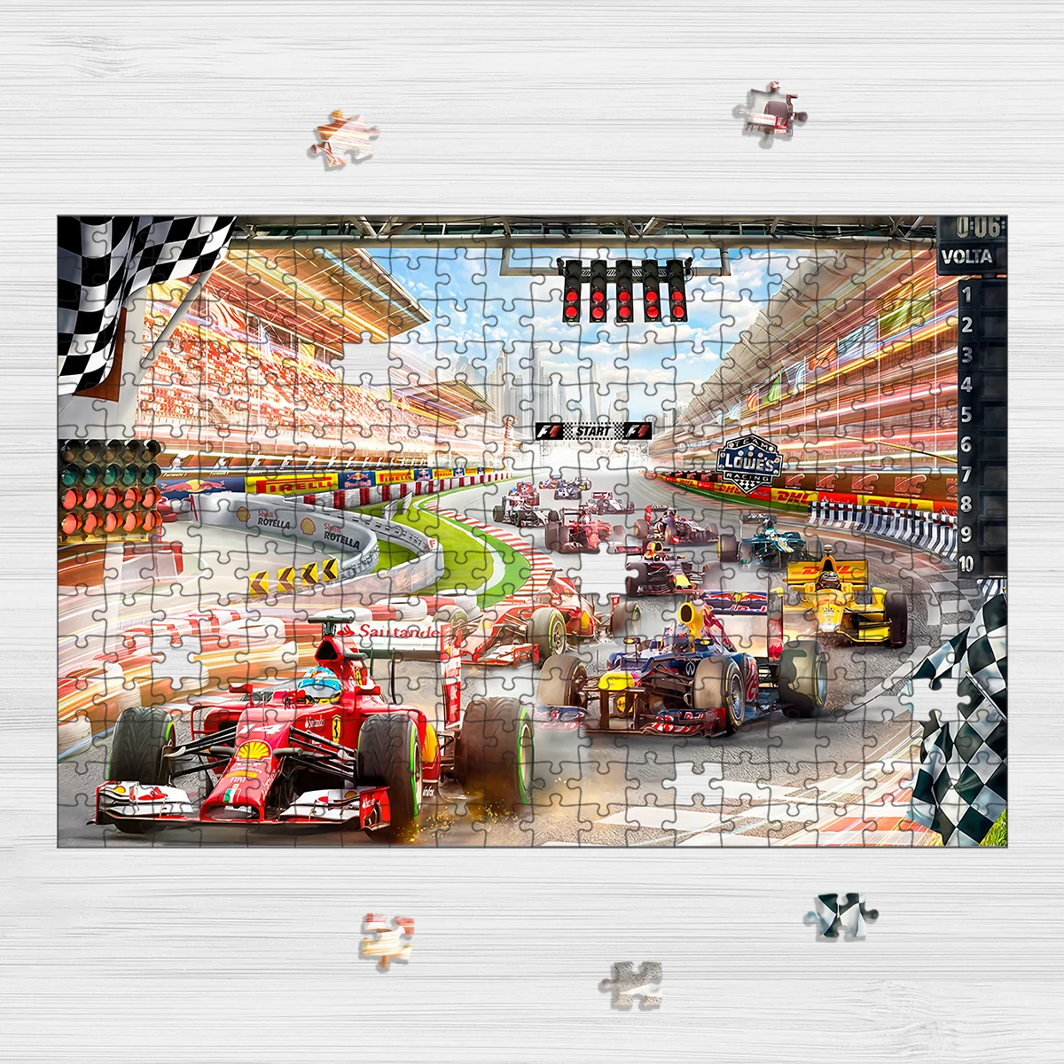 F1 - Jigsaw Puzzle Game For F1 Fans BLF1PZ2 - Race Day Design