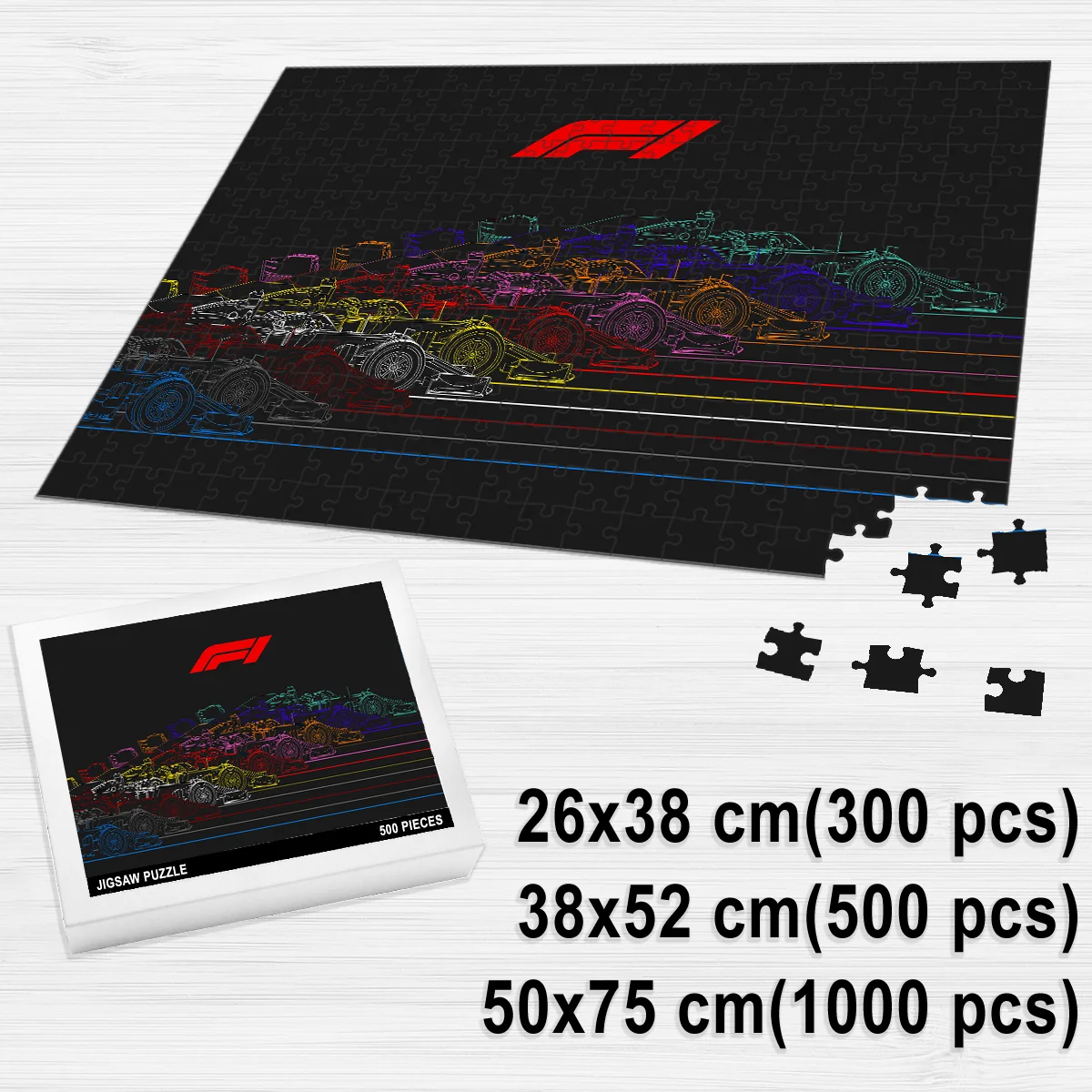 F1 - Jigsaw Puzzle Game For F1 Fans BLF1PZ3 - F1 Fan Gear - Image 2