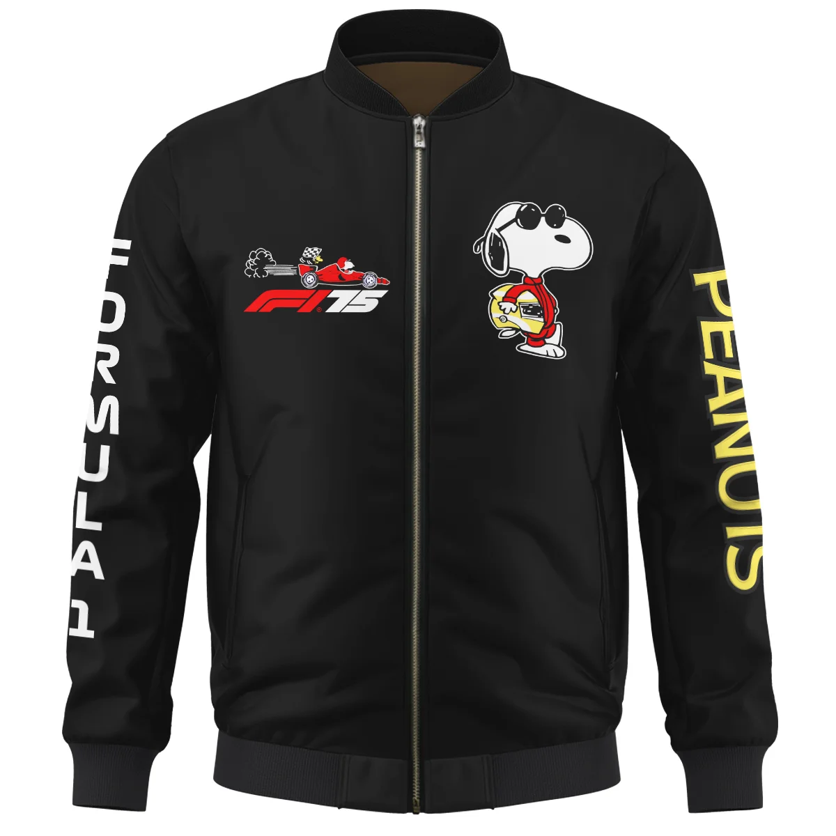 F1 x Snoopy Peanuts Pit Crew Joe Cool Bomber BLF112925A1BB - Race Day Design - Image 2