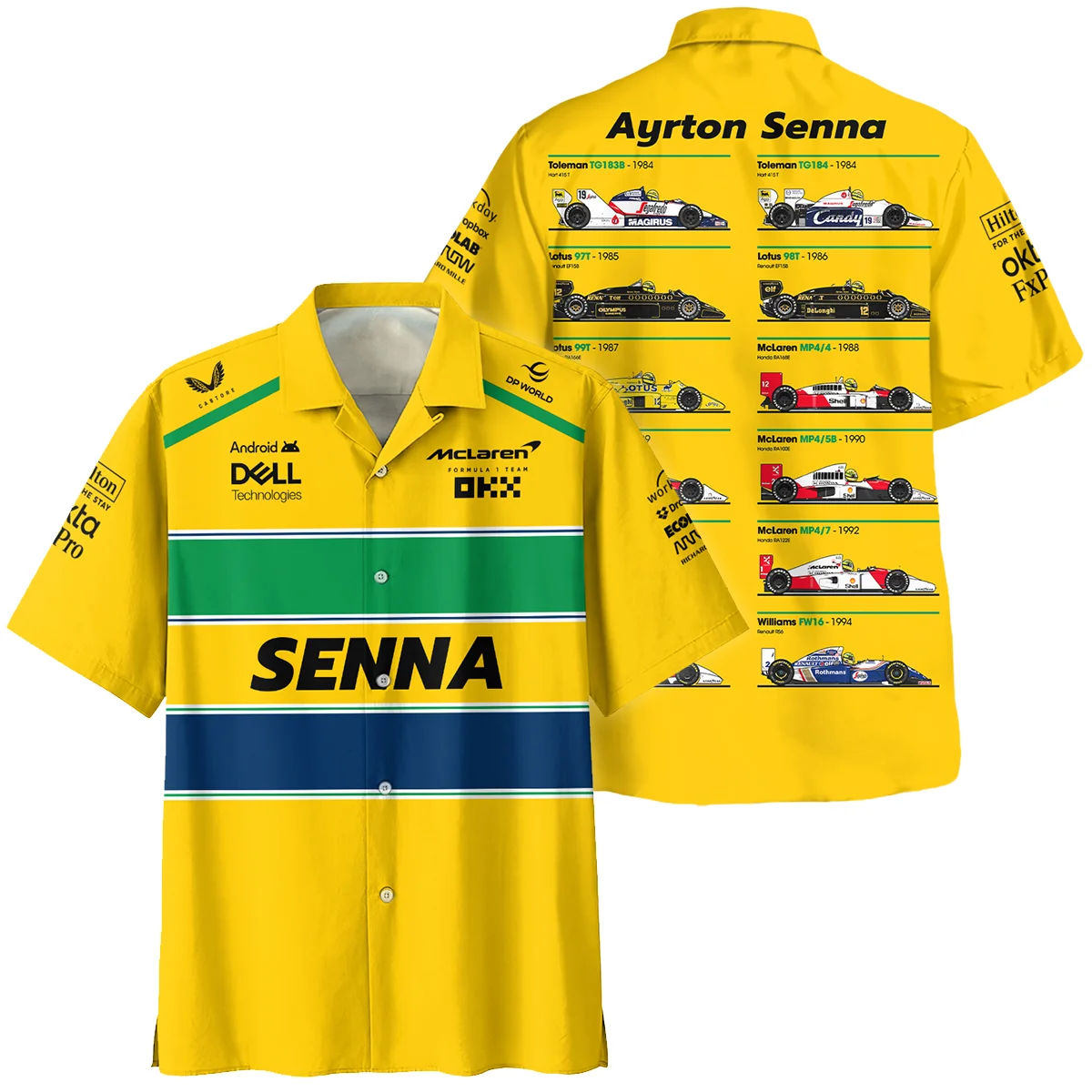 Fanwear Exclusive Hawaiian Shirt Featuring His Iconic Liveries BLF13625A5HW CleanFit