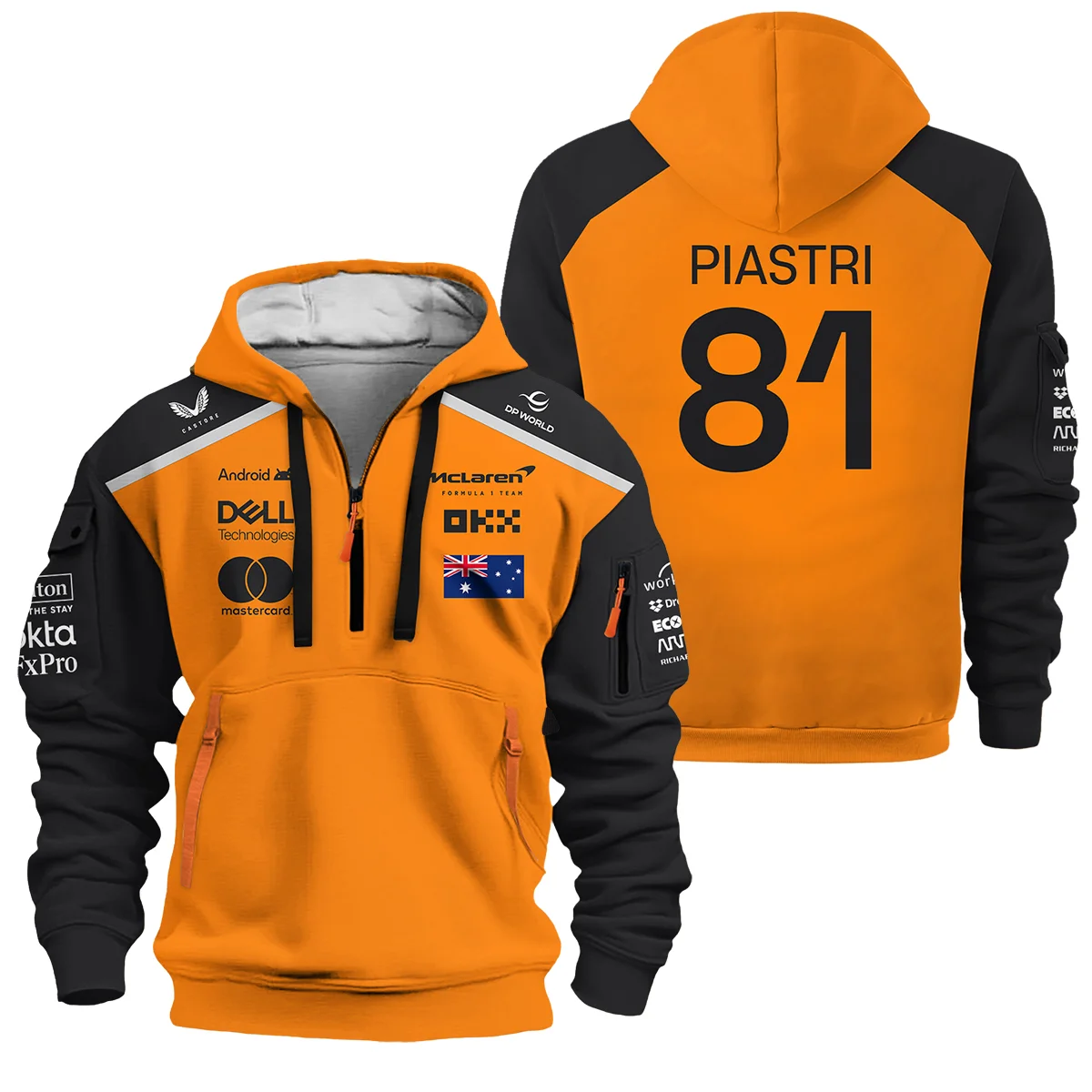 Fanwear Exclusive Logo Hoodie Half Zip BLF1290325A3MCLHDF CleanFit