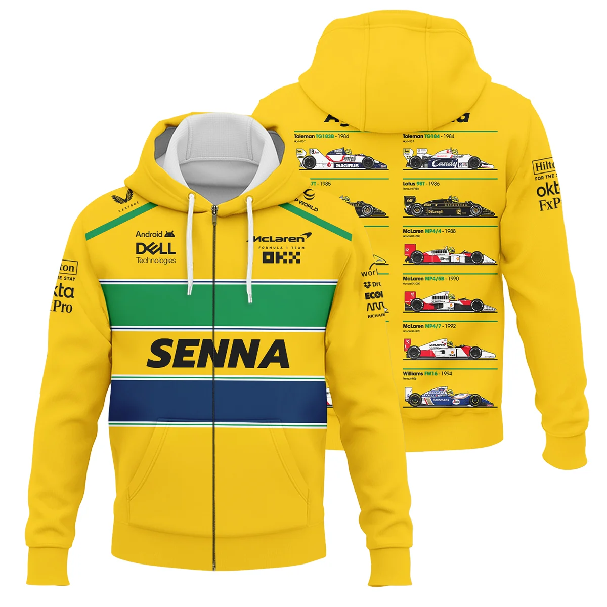 Fanwear Exclusive Zipper Hoodie Featuring His Iconic Liveries BLF13625A5ZHD CleanFit