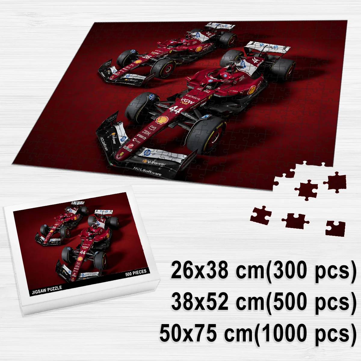 Ferrari F1 - Jigsaw Puzzle Game For F1 Fans BLF1PZ6 - Trackside Outfit - Image 2
