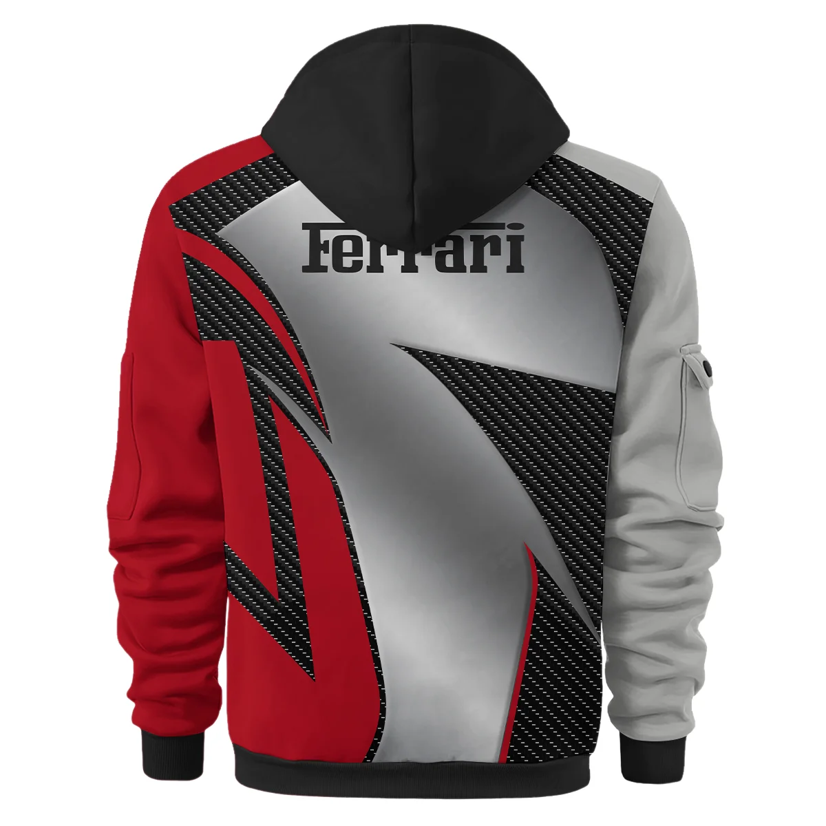 Ferrari F1 Team For Fans - Hoodie Half Zip BLVAF1031225A2FRRHDF - Image 3