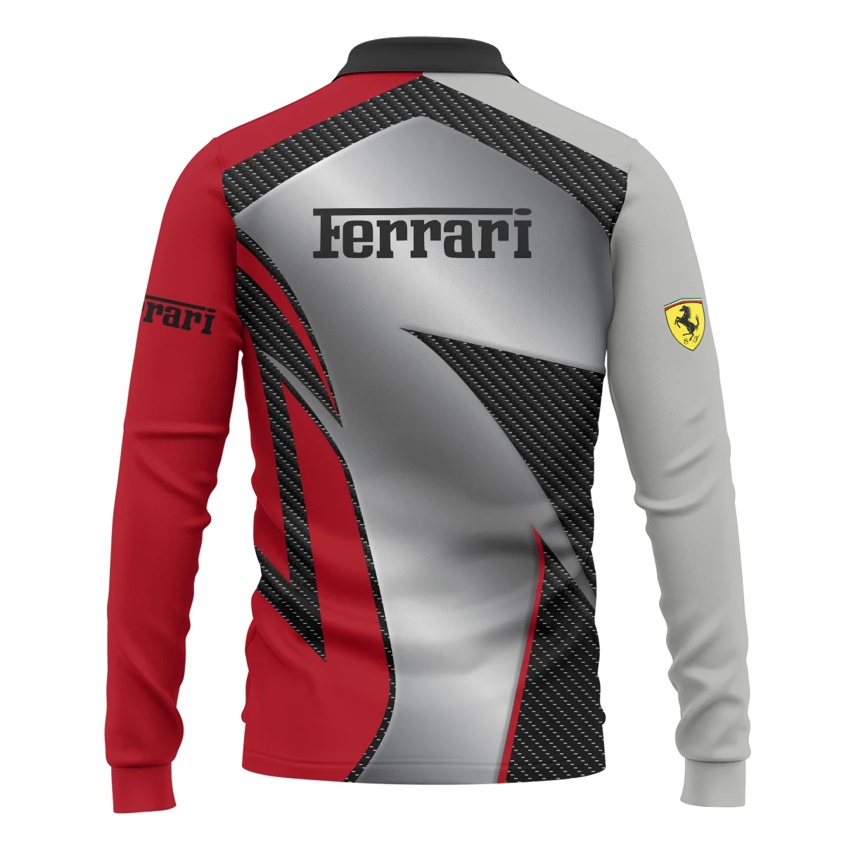 Ferrari F1 Team For Fans - Long Polo Shirt BLVAF1031225A2FRRLPL - Image 3
