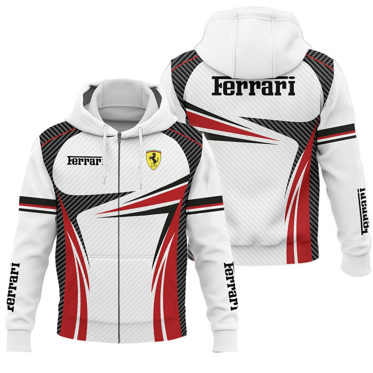 Ferrari F1 Team For Fans - Zipper Hoodie BLVAF1031225A1FRRZHD