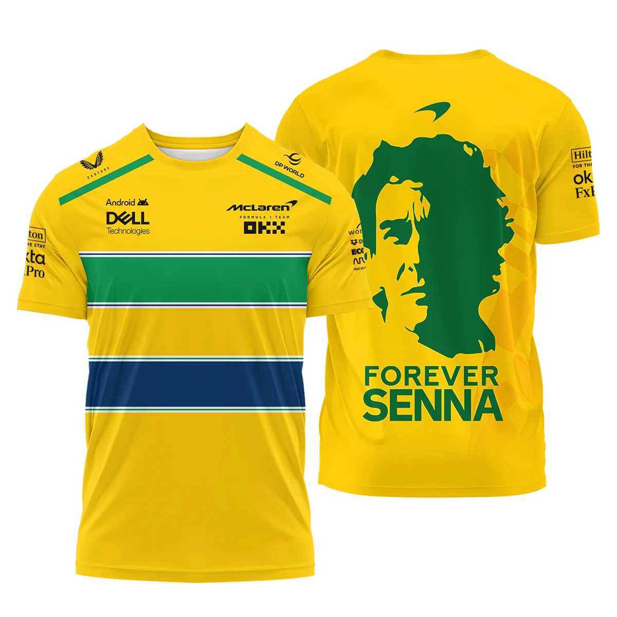 Forever Ayrton Senna McLaren F1 T-Shirt BLF13625A2TS - Motorsport Apparel