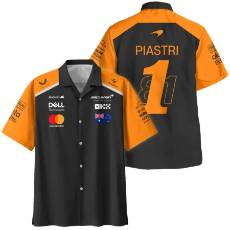 From #81 To #1 Oscar Piastri McLaren F1 Limited Edition Hawaiian Shirt BL4725A1HW - Motorsport Lifestyle Wear