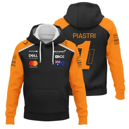 From #81 To #1 Oscar Piastri McLaren F1 Limited Edition Hoodie BL4725A1HD - Race Day Design