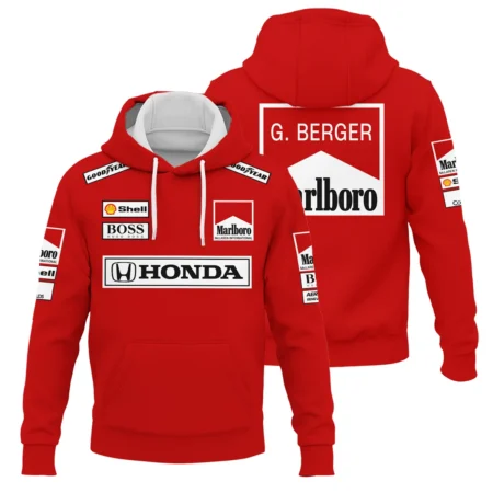 Gerhard Berger McLaren F1 Teamwear Hoodie BLGB261025A2HD - Motorsport Apparel