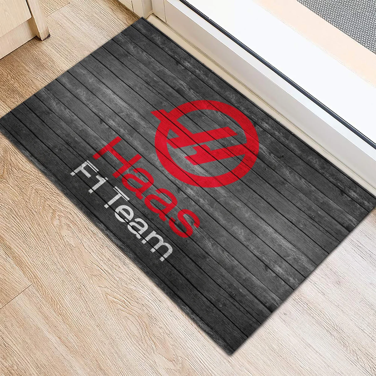 Haas F1 Rubber Base Doormat - All Over Print BLF1139A10HAAS - Image 3