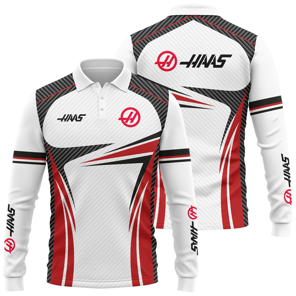 Haas F1 Team For Fans - Long Polo Shirt BLVAF1031225A1HAASLPL