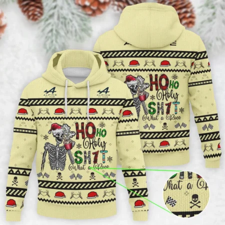 HolySh What A Race Alpine Formula 1 - Knitted Hoodie BLVAF12209250A21ALP - Motorsport Apparel