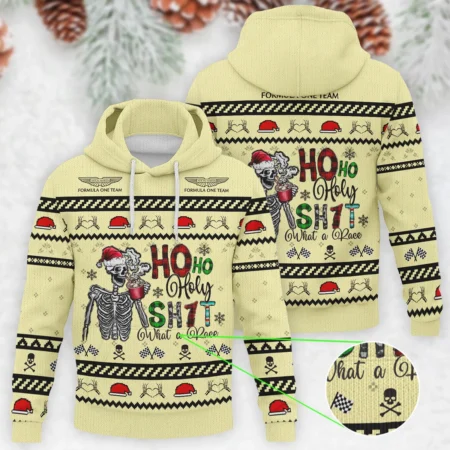 HolySh What A Race Aston Martin Formula 1 - Knitted Hoodie BLVAF12209250A21AM - F1 Fan Gear