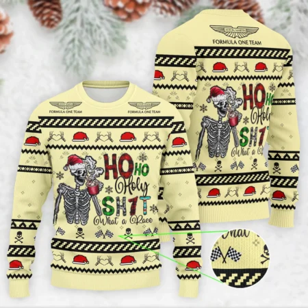 HolySh What A Race Aston Martin Formula 1 - Ugly Sweater BLVAF1220925A21AM - Trackside Outfit
