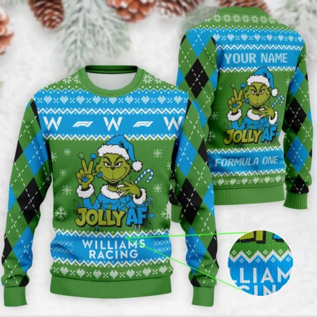 Jolly AF The Grinch Williams Formula 1 - Ugly Sweater BLVAF1220925A16WIL - Motorsport Lifestyle Wear