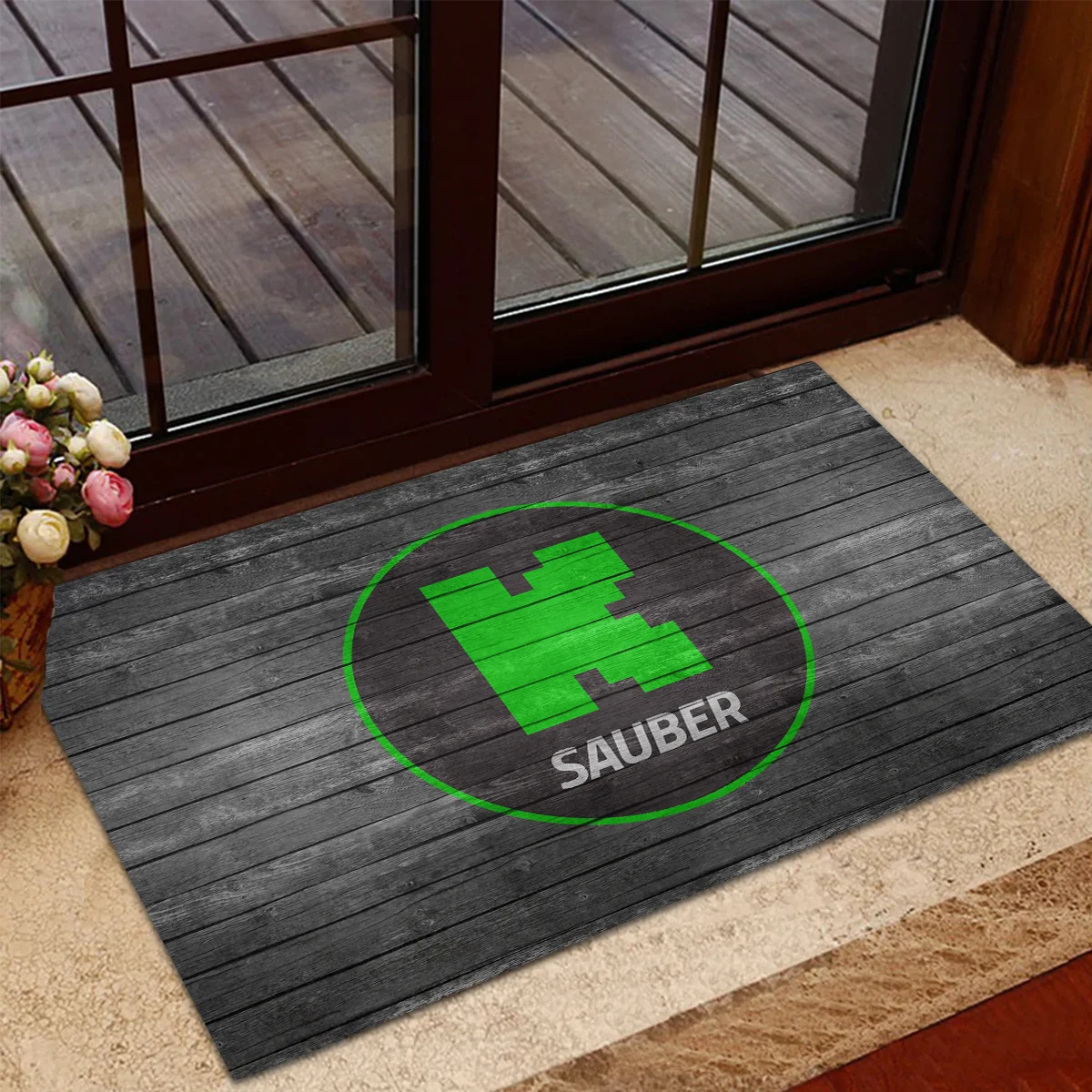 Kick Sauber F1 Rubber Base Doormat - All Over Print BLF1139A10KS