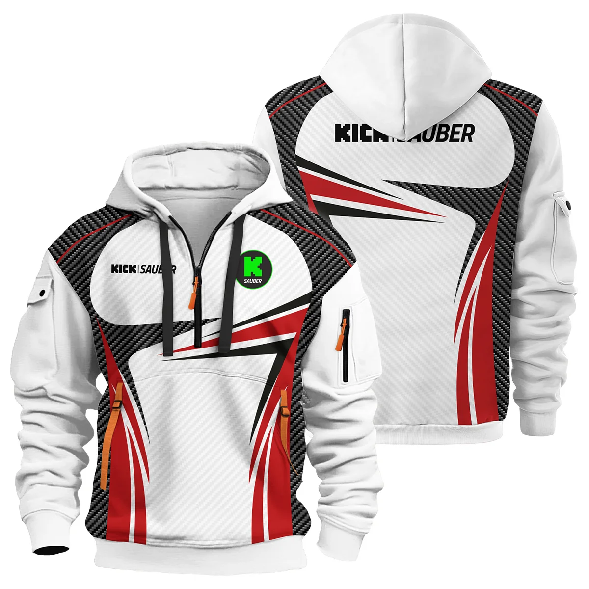Kick Sauber F1 Team For Fans - Hoodie Half Zip BLVAF1031225A1KSHDF