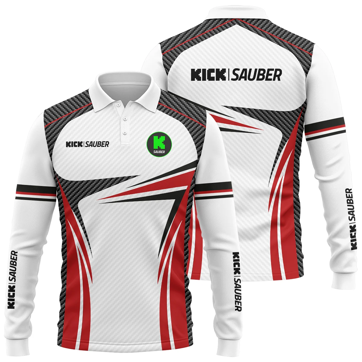 Kick Sauber F1 Team For Fans - Long Polo Shirt BLVAF1031225A1KSLPL