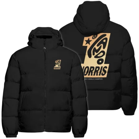 Lando Norris #1 World Champion Down & Puffer Jackets BLVALN051225A9HCJ - Racing Lifestyle Clothing