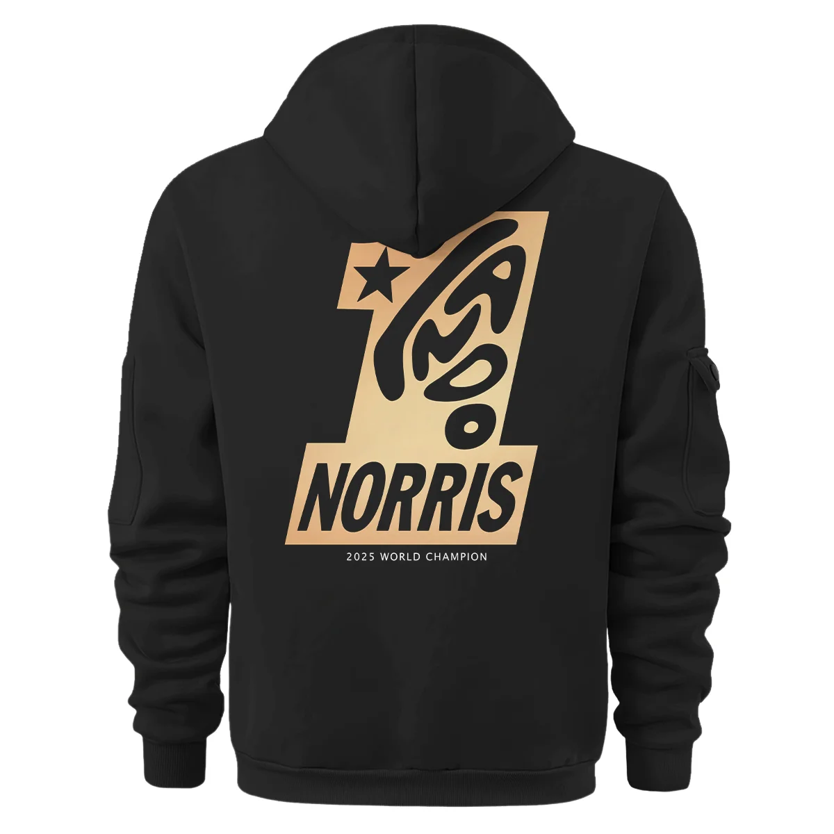 Lando Norris #1 World Champion Hoodie Half Zip BLVALN051225A9HDF - Image 3