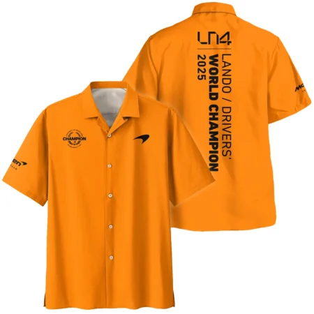 Lando Norris 2025 Drivers’ World Champion McLaren F1 Team Hawaiian Shirt BLVALN051225A4HW - F1 Fan Gear