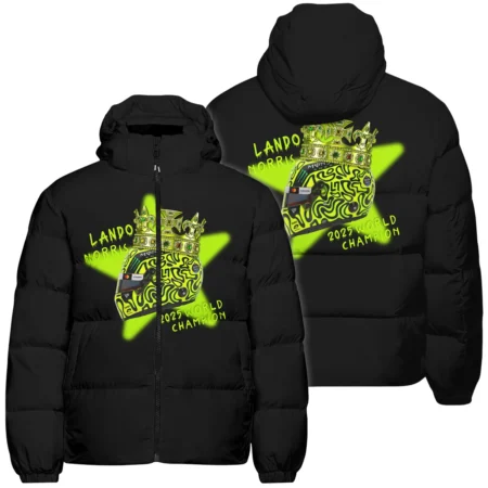 Lando Norris Crown World Champion Down & Puffer Jackets BLVALN051225A6HCJ - Formula Racing Apparel
