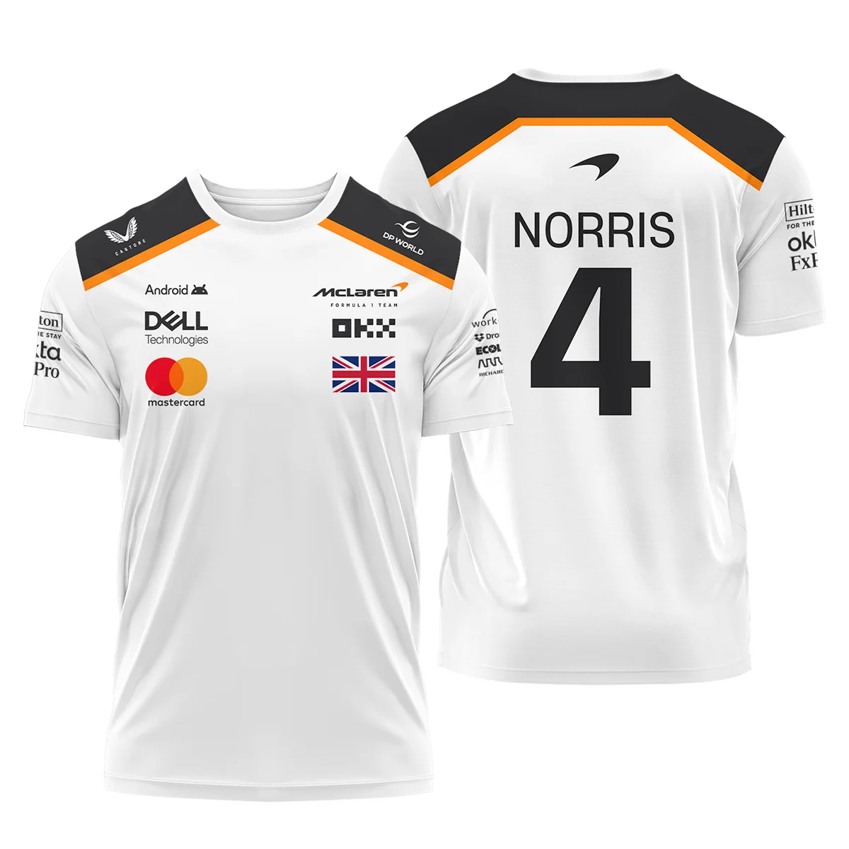 Lando Norris LN4 McLaren F1 T-Shirt BLF19625A1TS - Pit Lane Clothing