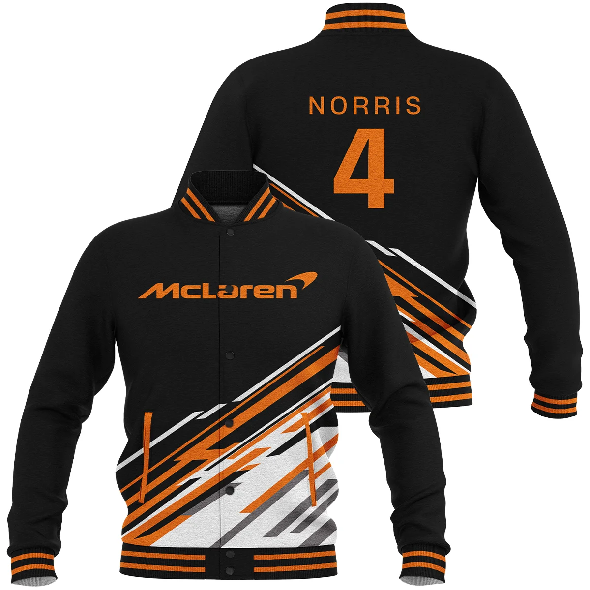 Lando Norris McLaren F1 Baseball Jacket BLMCL10425A2BJ
