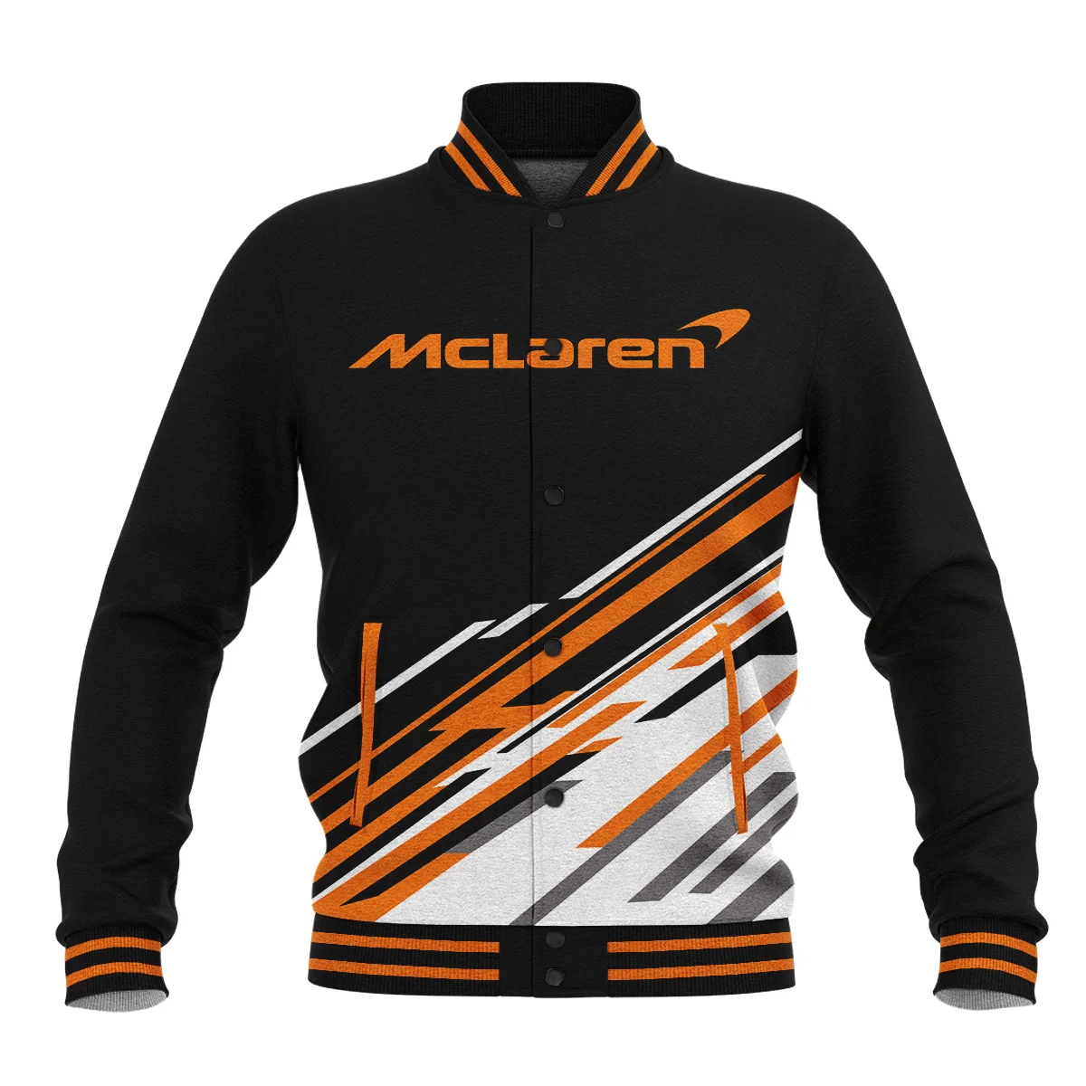 Lando Norris McLaren F1 Baseball Jacket BLMCL10425A2BJ - Image 2