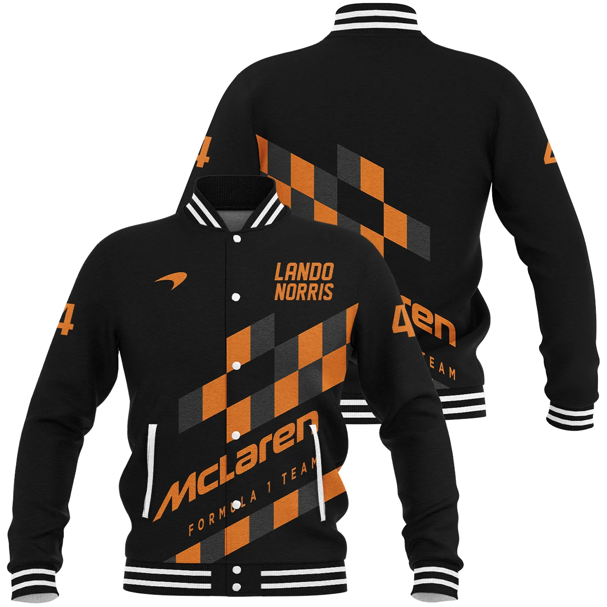 Lando Norris McLaren F1 Baseball Jacket BLMCL10425A6BJ