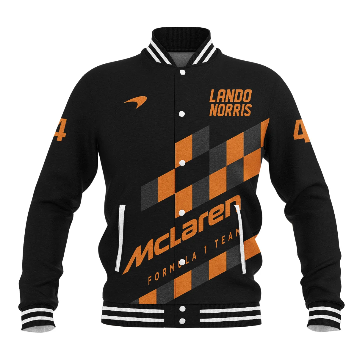 Lando Norris McLaren F1 Baseball Jacket BLMCL10425A6BJ - Image 2
